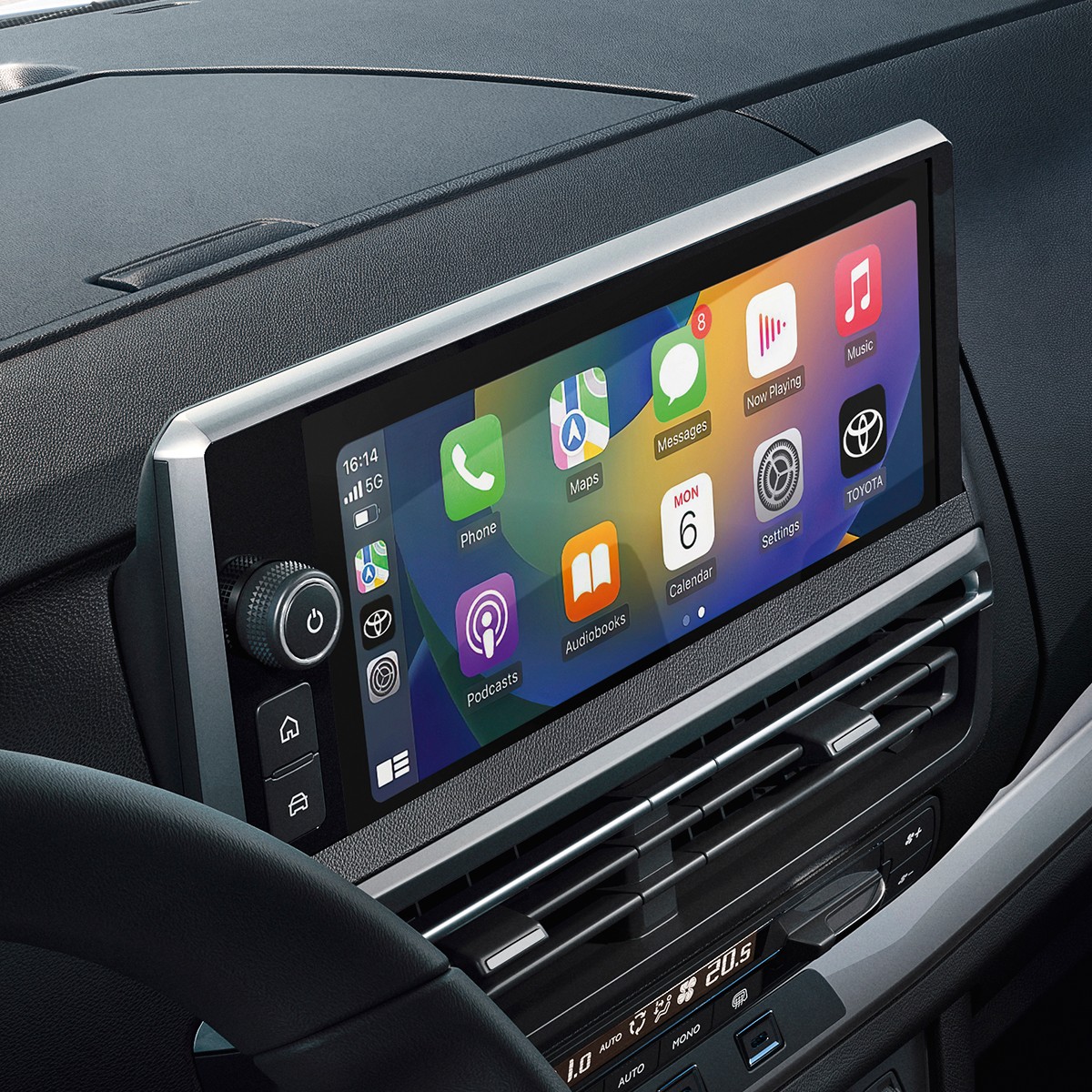 Apple CarPlay multimeediaekraanil 